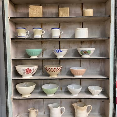 Beautiful rustic vintage French wooden shelf 