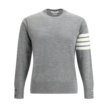 Thom Browne Men Classic V-Neck Cardigan In Fine Merino W