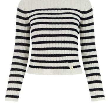 Valentino Garavani Woman Embroidered Viscose Blend Sweater