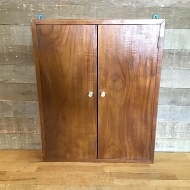 Vintage Solid Mahogany Display Cabinet (Tacoma)