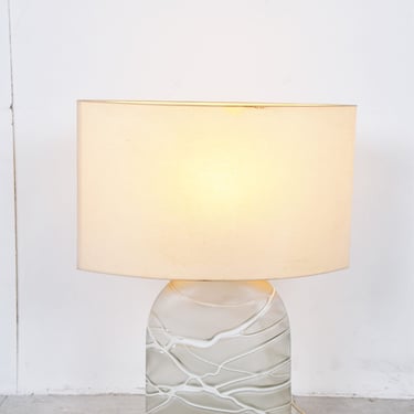 Glass table lamp by Peil and Putzler, 1960s - vintage glass table light - vintage table light - glass table lamp 