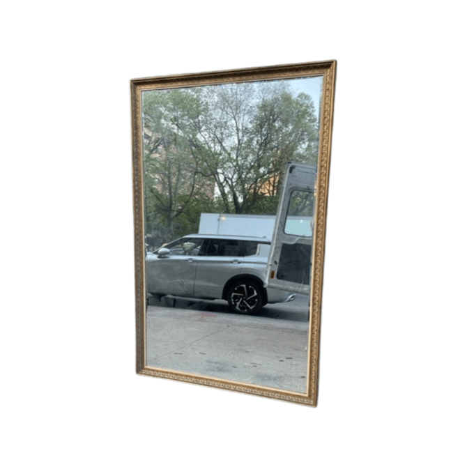 Antique Gold Framed Floor Mirror 40x65” tall