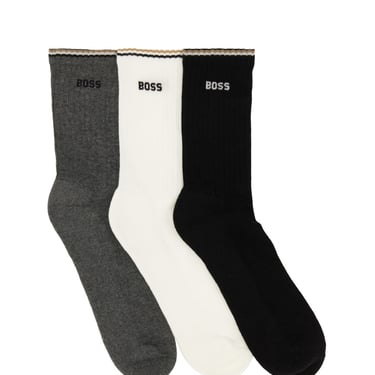 Boss Men Pack Of Three Socks