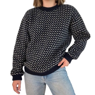 vintage 70s LL Bean wool sweater - military style sweater / | Age 