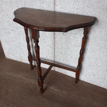 Vintage 3 Legged Side Table, 22 x 10.625 x 23.5