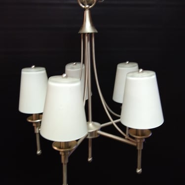 Contemporary Chandelier with Shades