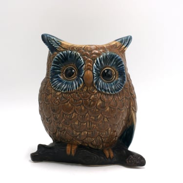vintage Napcoware owl vase made in Japan 