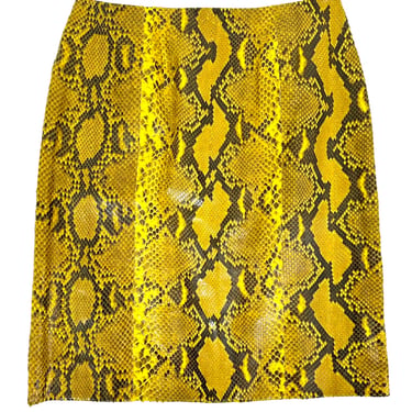 Gianfranco Ferre Python Skirt