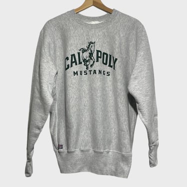 Vintage Cal Poly Mustangs Heavyweight Sweatshirt M