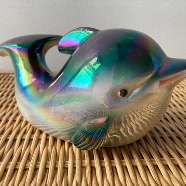 Iridescent Dolphin Figurine 