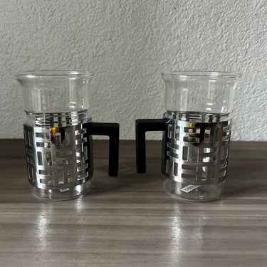 Vintage set of Two Bodum EILEEN coffee mugs or tea cups 