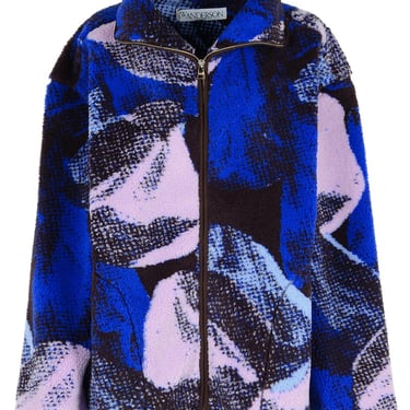 Jw Anderson Blue Polyester Blend Fleece Men