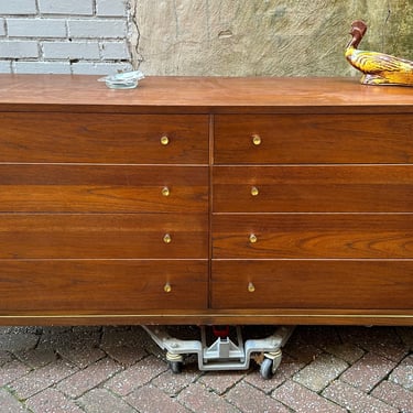 Eight-Drawer Long Dresser and Mirror by R-Way