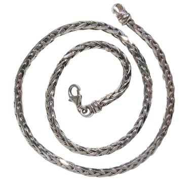 NOL - Sterling Silver Wheat Chain Bracelet