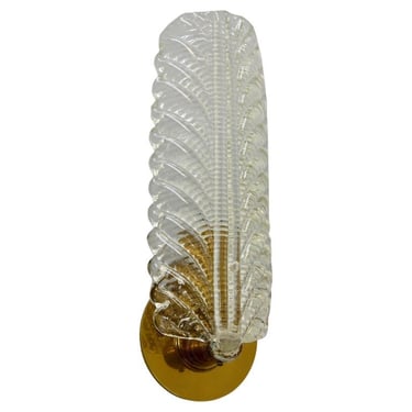 Seguso Leaf Sconce