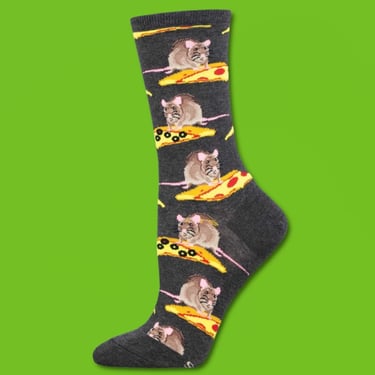 You Wanna Pizza Me Rat - Men's Novelty Socks