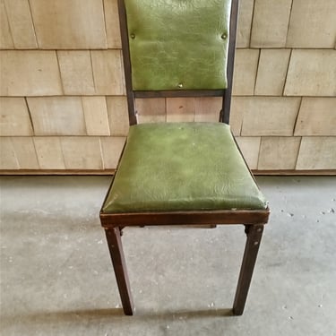 Adorable 70s folding chair W15.5 x H33.5