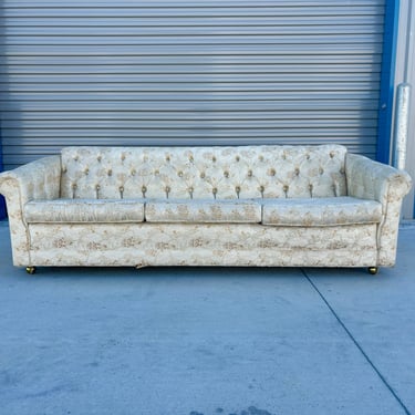 1950s Vintage White Sofa 