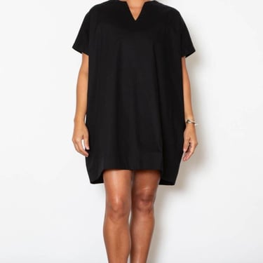 SBJ Austin Mary Dress - Black Poplin