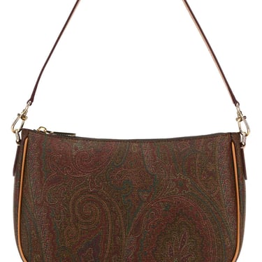 Etro Women Printed Canvas Shoulder Bag