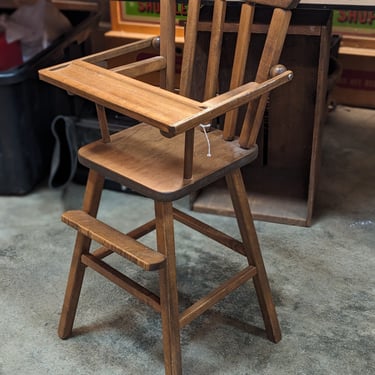 Vintage Tiny Child or Doll Highchair