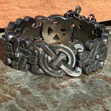 William Spratling Vintage Taxco Sterling Silver Fertility Bracelet c. 1940's 