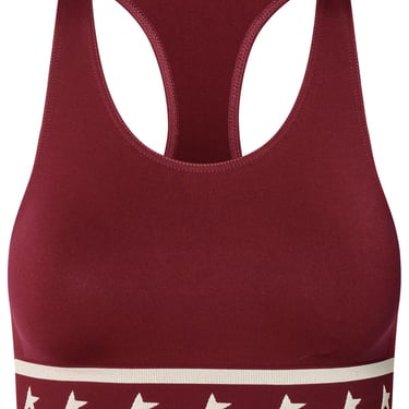 Golden Goose Burgundy Polyamide Blend Top Woman