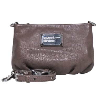 Marc by Marc Jacobs - Taupe Pebbled Leather Mini Crosssbody Bag