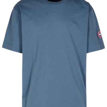 Canada Goose 'Gladstone' Light Blue Cotton T-Shirt Men