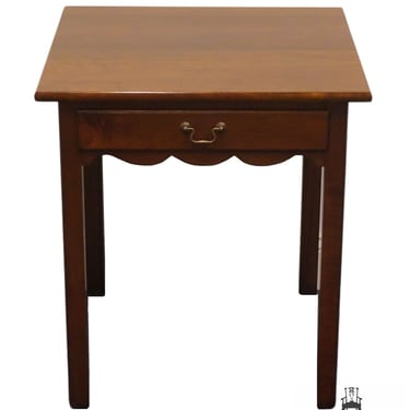 MADISON SQUARE Adams County Collection Solid Pennsylvania Cherry Early American Traditional 23" Accent End Table 