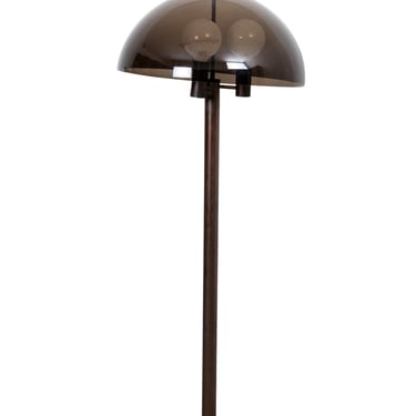 Smoked Acrylic Shade Floor Lamp