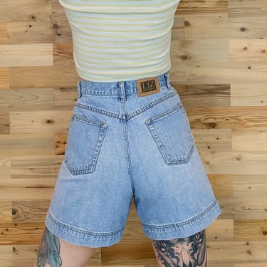 90's LizWear High Rise Jean Shorts / Size 26 