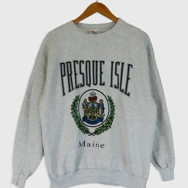 Vintage Presque Isle Maine Sweatshirt Sz L