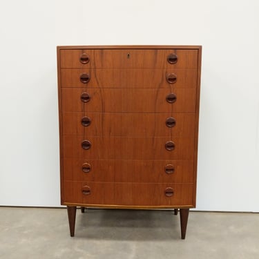 Vintage Danish Mid Century Modern Teak Dresser 