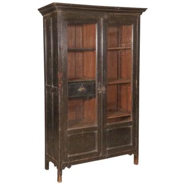 Teak Wood Cabinet with Glass