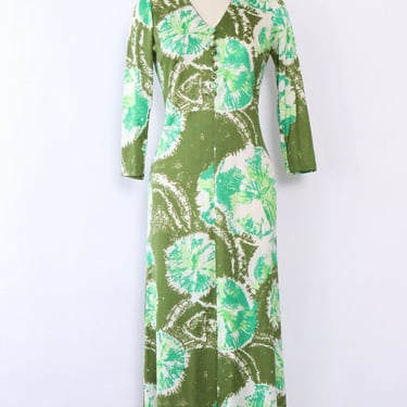 Forest Tie Dye Maxi Dress M/L