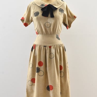 Vintage Printed Dress