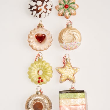 Christmas Cookie Box of Eight Ornaments