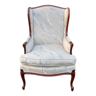 Vintage 1960’s French Provincial Wingback Chair 