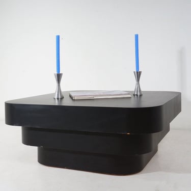 Tiered Black Coffee Table 