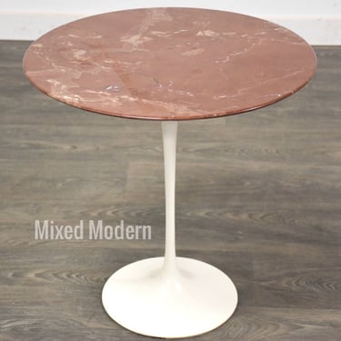 Eero Saarinen Knoll Marble 20” Tulip End Table 