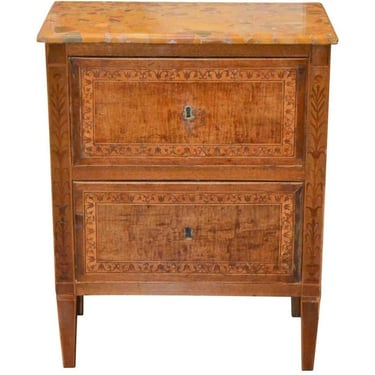 18th Century Italian Neoclassical Antique Nightstand 