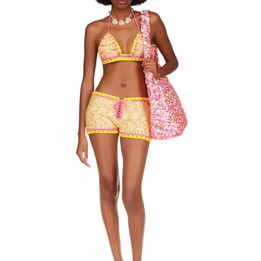 Anna Sui Rivera Crochet Set - Marigold Multi