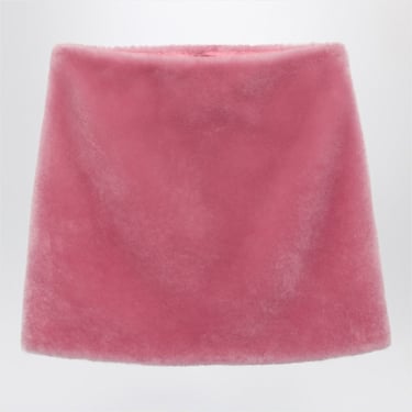 Prada Mini Skirt In Pink Shade Women