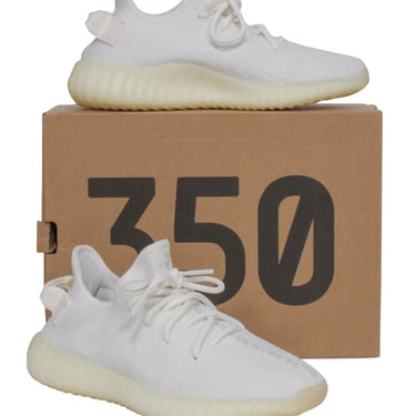 Adidas - White Yeezy Boost 350 V2 Sneakers Sz 7