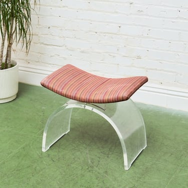 Lucite Base Vanity Chair