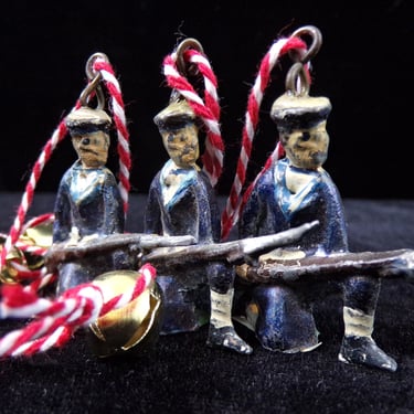 cj/ Antique and Vintage Toy Sailor Christmas Ornament: Ready-to-hang