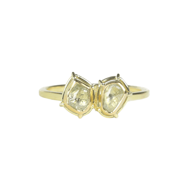 Green Diamond Toi-et-Moi Ring — Commitment, Curated