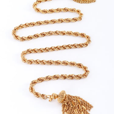 Tassel Wrap Lariat Necklace II