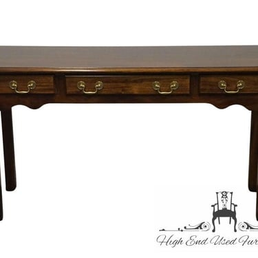 CRESENT FURNITURE Solid Cherry Traditional Style 52" Accent Sofa Console Table 